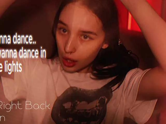 hor-neyJ0zy — I mostly get myself turned on by my own dancing, gentle movements and shapely body. I often get turned on by my own stream picture. I think you can feel it through the screen. 
But you can make me wet by throwing tokens.