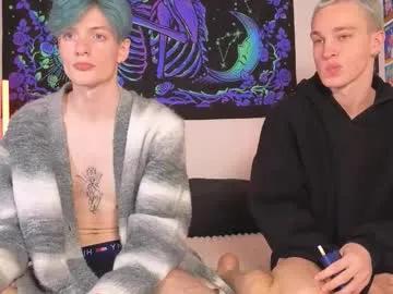 marius_vexley — blowjob with saliva [120 tokens left] hi there :3 Marius & Hunter #gay #couple #twink #bigcock #18